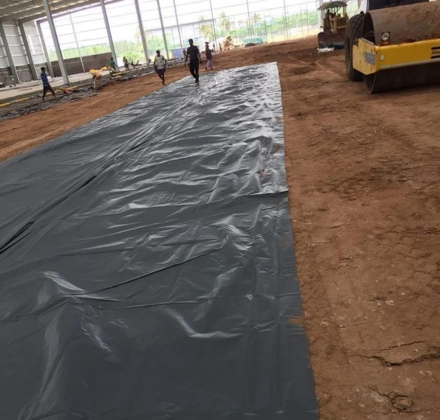 90 GSM HDPE Geomembrane Sheet – HDPE Waterproof Geomembrane Sheet for Pond Lining, Water Barrier & Construction Use, Tear Resistant Flexible Liner, Chemical Resistant, Custom Sizes